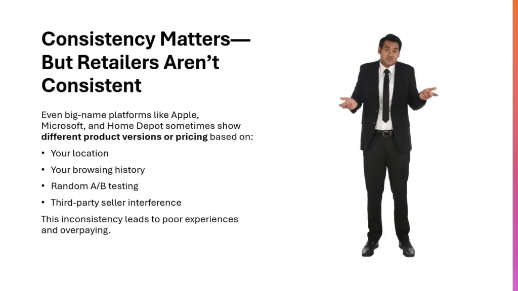 Consistency matters