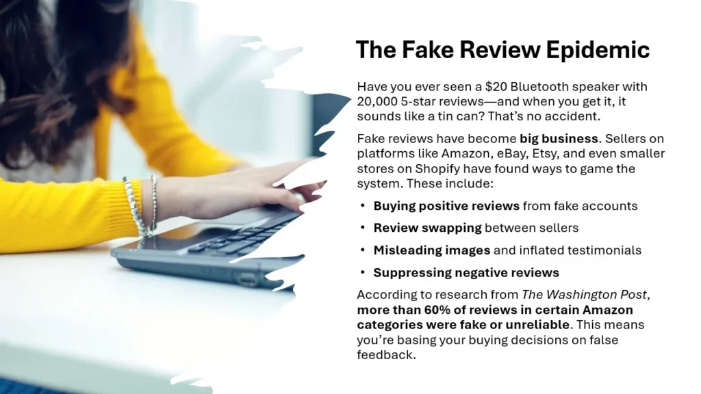 The fake review